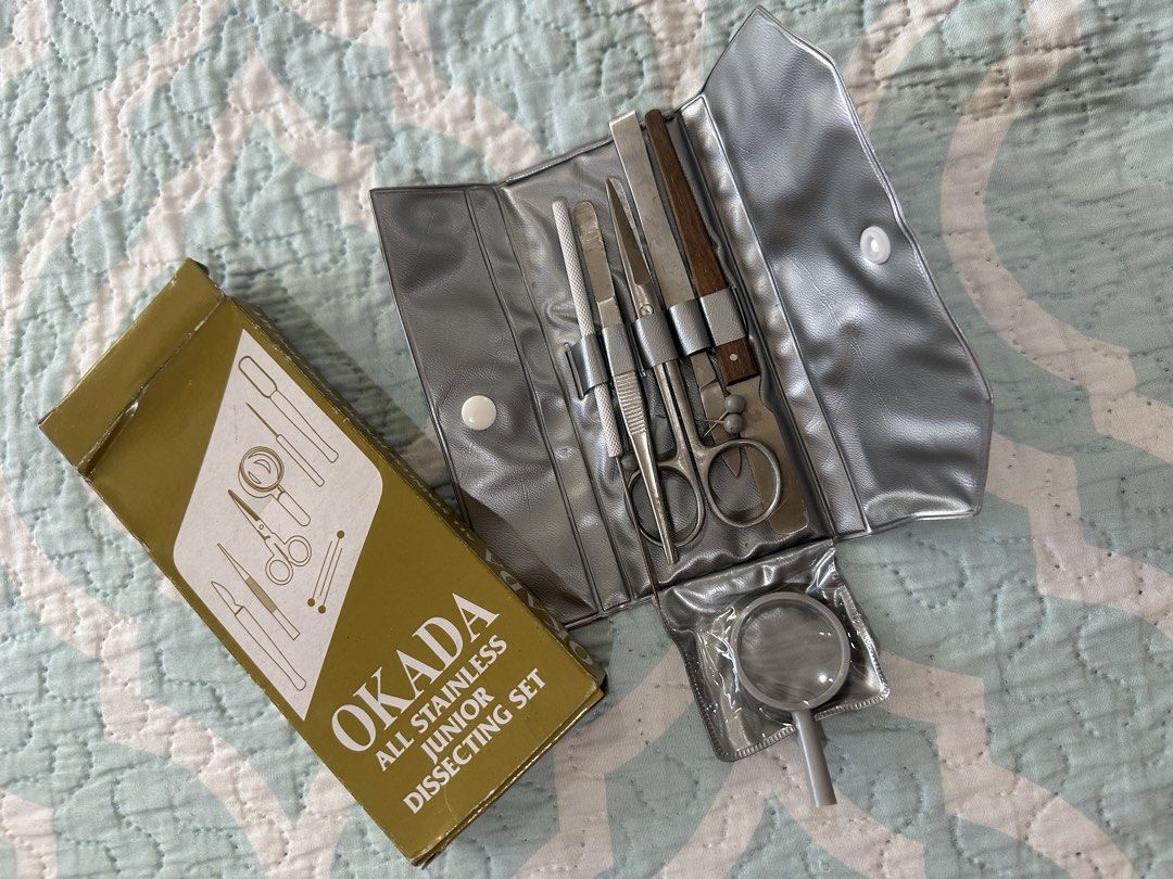 Okada All Stainless Junior Dissecting Set (Category: Medical Supplies & Tools) located in Pasig City. Submitted by nina.declutter (Listing ID 1470966371, Image 2). Description: .