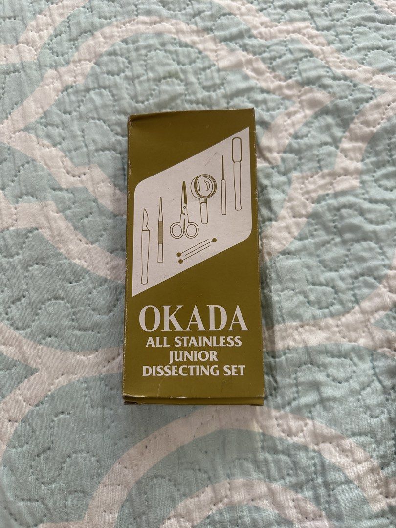 Okada All Stainless Junior Dissecting Set (Category: Medical Supplies & Tools) located in Pasig City. Submitted by nina.declutter (Listing ID 1470966371, Image 1). Description: .
