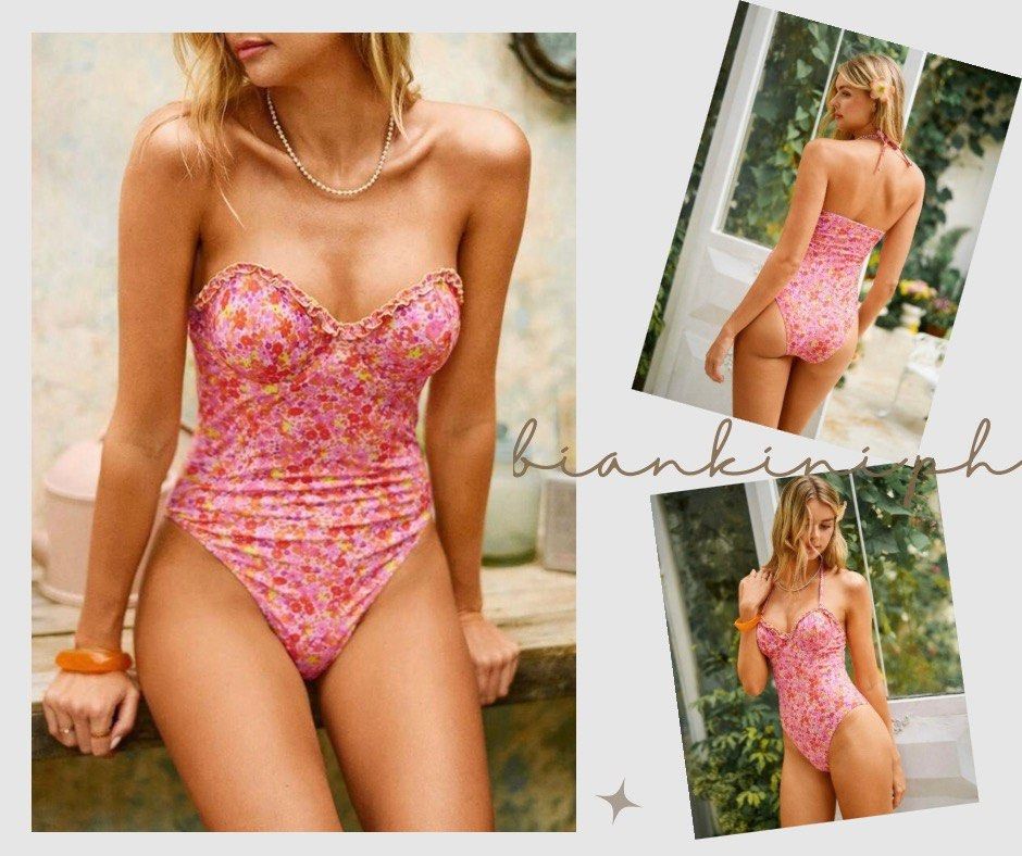 One-Piece Swimsuit, Ditsy Floral (Category: Bikinis & Swimsuits) located in Las Pinas. Submitted by kathybianca (Listing ID 1471068675, Image 1). Description: ✅ Brand-new ✅ On-hand .
