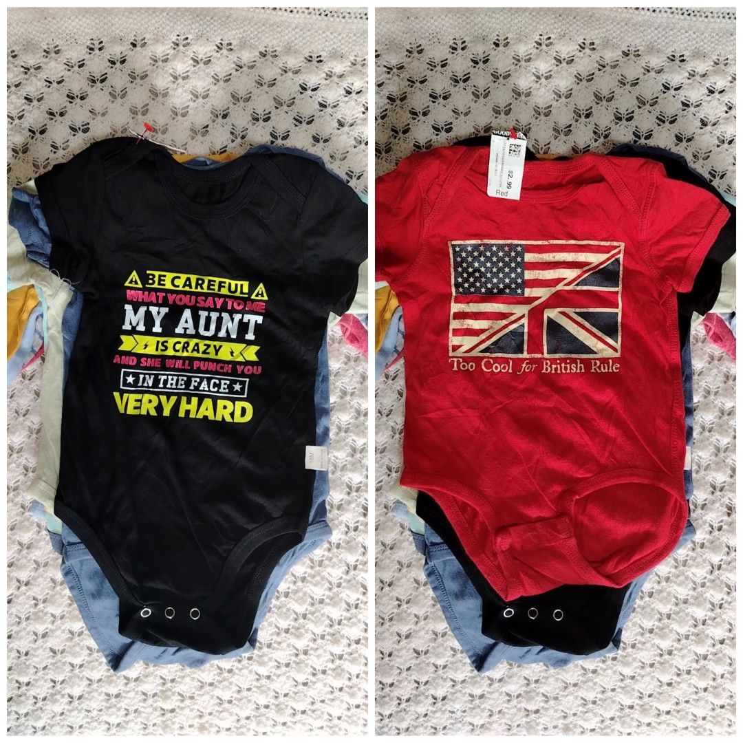 Onesies for Boy 18-24m Set 2 (Category: Babies & Kids Fashion) located in San Luis. Submitted by cknfaithtoysshop1831 (Listing ID 1470974478, Image 3). Description: 15+1free 20 each only.