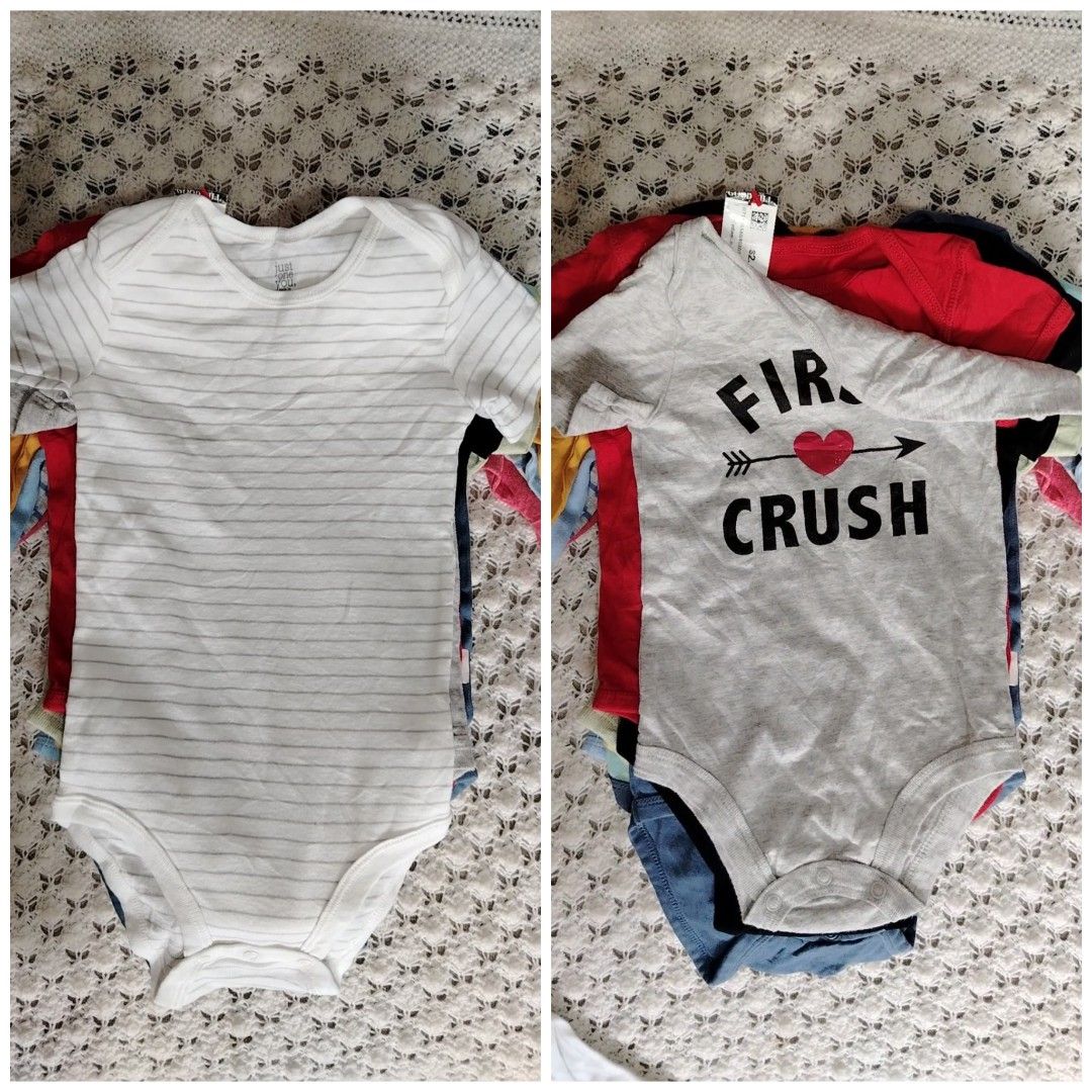 Onesies for Boy 18-24m Set 2 (Category: Babies & Kids Fashion) located in San Luis. Submitted by cknfaithtoysshop1831 (Listing ID 1470974478, Image 2). Description: 15+1free 20 each only.