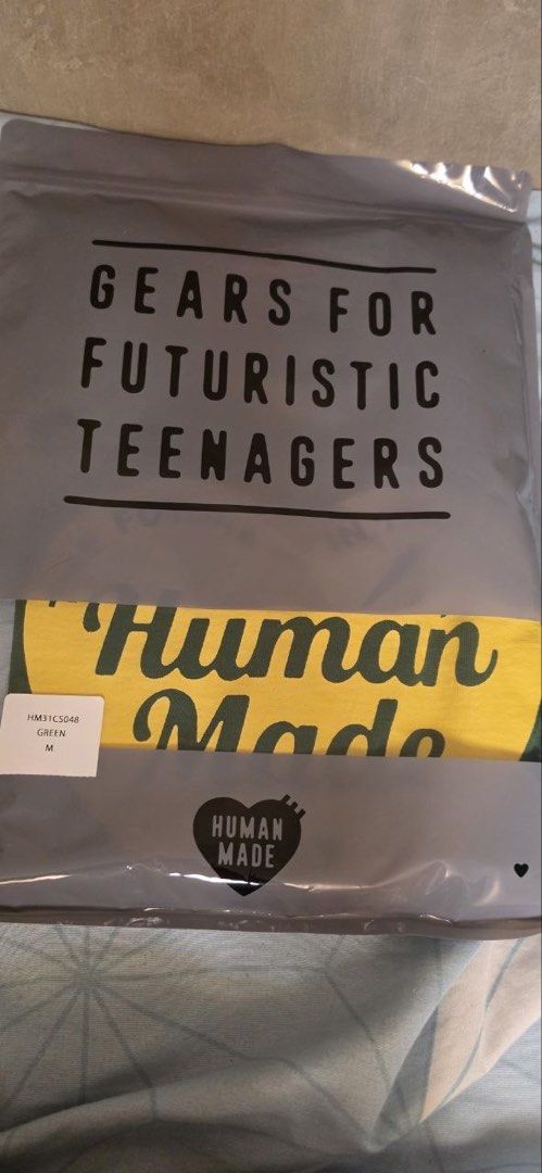 Original Human made green graphic tshirt size medium (Category: Tshirts & Polo Shirts ) located in Manila. Submitted by cece.shopp (Listing ID 1471023374, Image 1). Description: Human made green graphic tshirt 5000 size medium Authentic- brandnew.