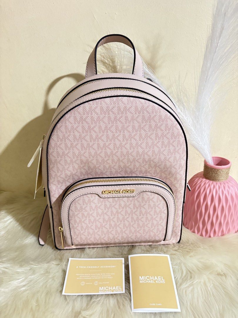 Original MK Jaycee Backpack (Category: Backpacks) located in Pasig City. Submitted by anjlaroyacloset (Listing ID 1470964719, Image 1). Description: bought from 🇺🇸 moneyback if proven fake! RFS: need to declutter Pasig 📍.