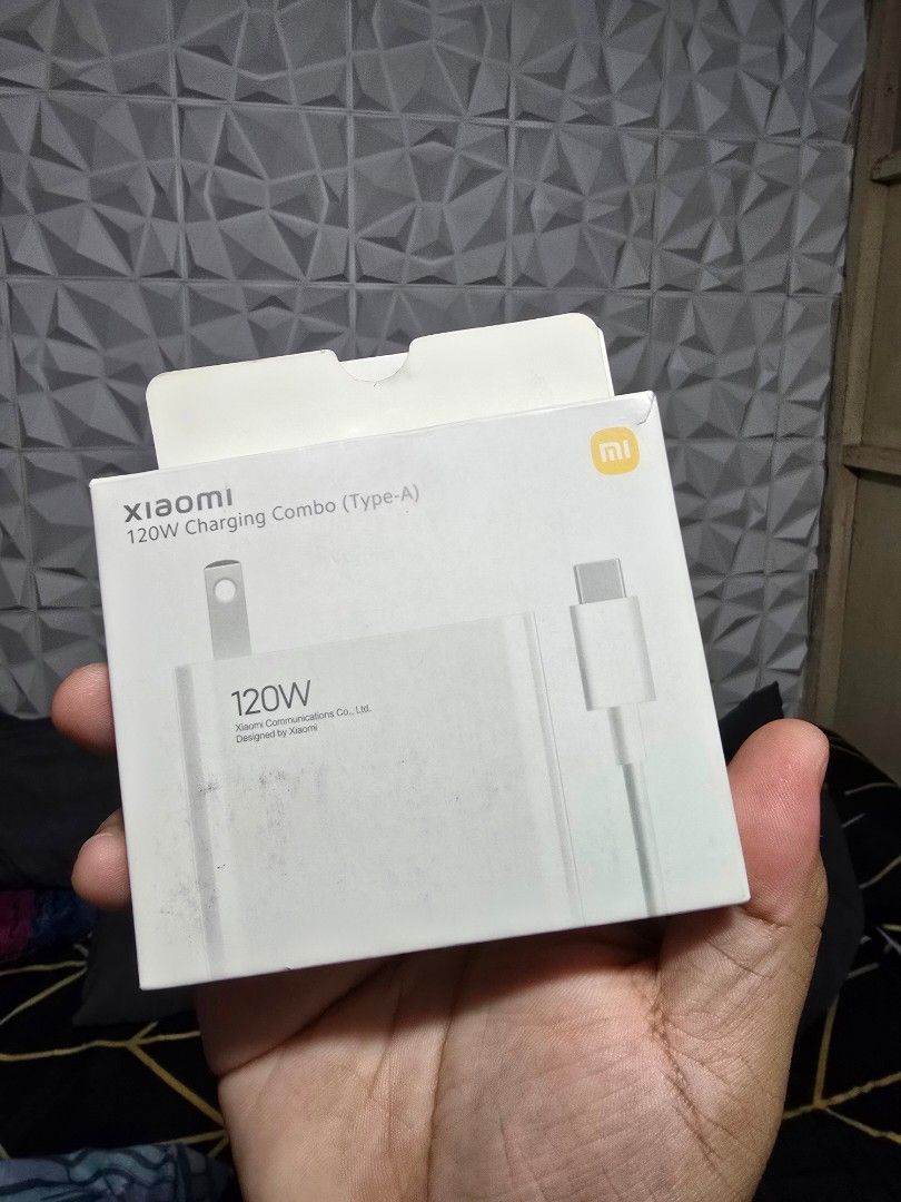 Original Xiaomi 120 watts adapter (Category: Chargers & Cables) located in Caloocan City. Submitted by jm18345 (Listing ID 1470988046, Image 1). Description: Original xiaomi 120 watts adapter This is originally bought in xiaomi store togerther with xiaomk 14t pro. Not class A na makikita nyo sa orange app hehe..