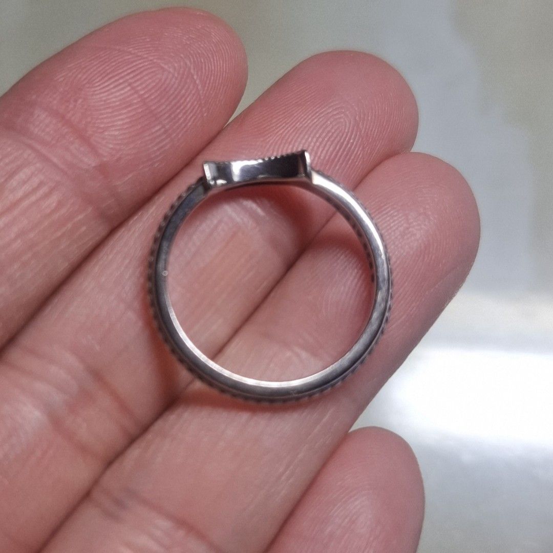 Pandora Crescent Moon Beaded Ring (Category: Rings) located in Iloilo. Submitted by mgu.shoppe_ph (Listing ID 1471069880, Image 2). Description: Preloved EUC Size 52 or US6 Comes with pouch & pop up box.