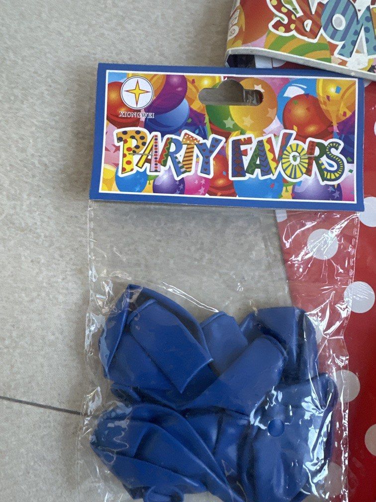 Party Set: Balloons, Pump, Banner (Category: Occasions & Party Supplies) located in Manila. Submitted by xenasales (Listing ID 1471014624, Image 2). Description: Balloon Pump Banner.