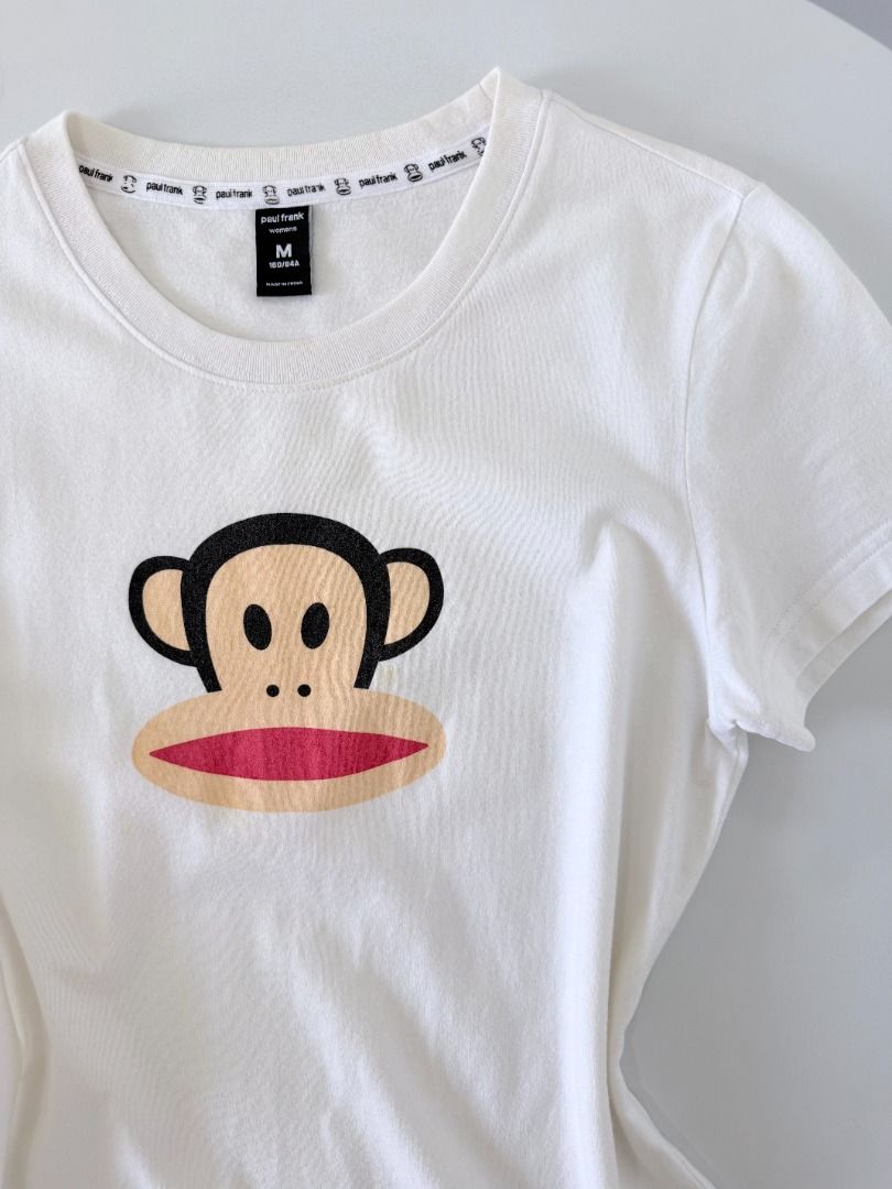 Paul Frank Julius the Monkey y2k shirt (Category: Shirts) located in Cabanatuan. Submitted by argarments.ph (Listing ID 1470941515, Image 3). Description: Tagged: Medium on tag Width 17" | Length 23" Condition: Great condition Issue(s): Small dirt stain (washable).