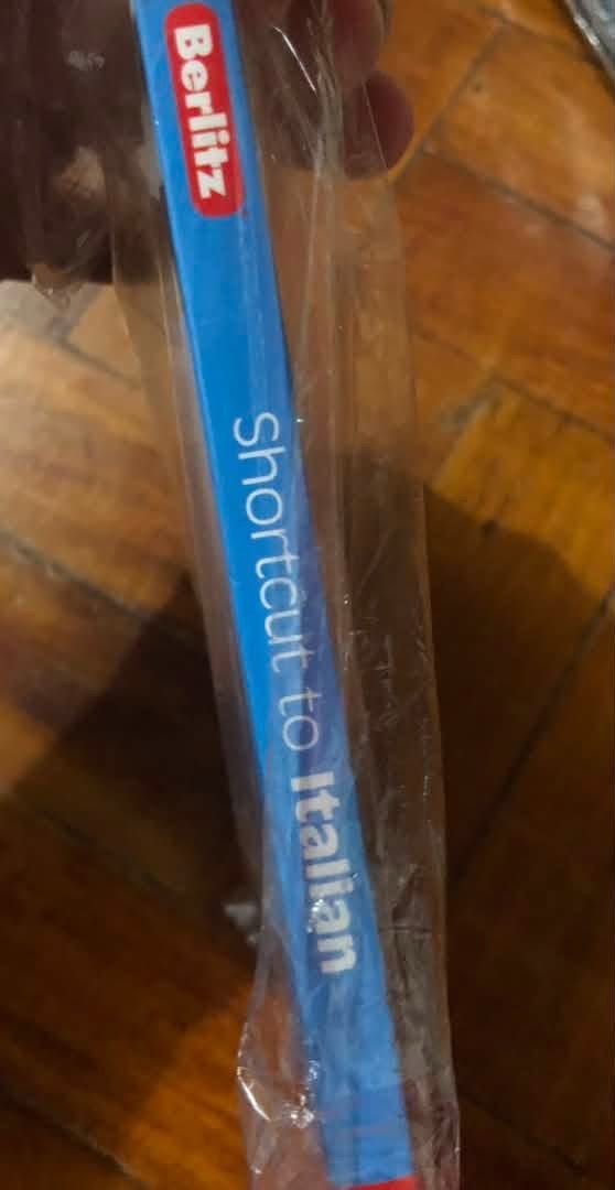 [PB] Berlitz Shortcut to Italian language learning book (Category: Storybooks) located in San Juan City. Submitted by ttanmien (Listing ID 1471055400, Image 3). Description: ⚜️✨⚜️✨⚜️✨⚜️✨⚜️✨⚜️ 💁🏻‍♀️SELLING PRICE: ₱200 💁🏻‍♀️Book Genre: NonFiction, language education, reference, and travel phrasebook, Guides, Foreign Language Instruction & Study (Italian language learning) 💁🏻‍♀️Book insight: Overview: A compact 112-page pocket guide designed t