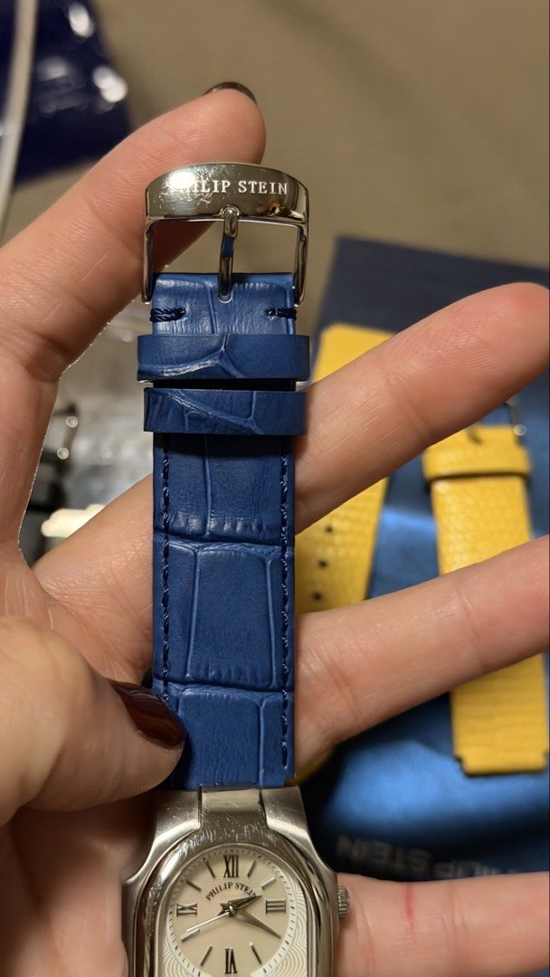 Philip Stein (Category: Luxury Watches) located in Quezon City. Submitted by roseianbea (Listing ID 1470972289, Image 3). Description: philip stein watch mother of pearl small.