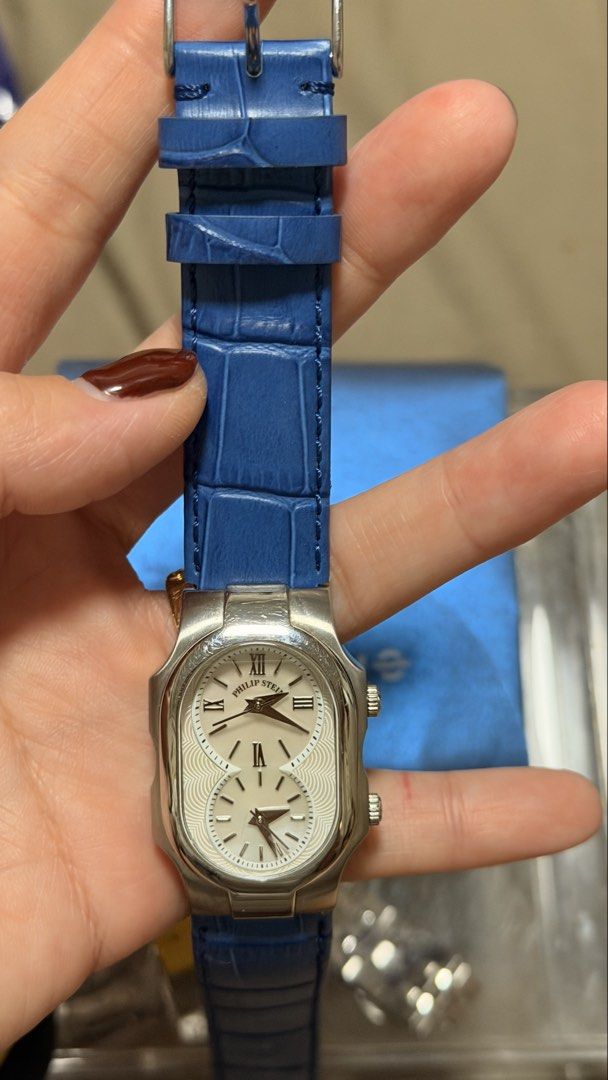 Philip Stein (Category: Luxury Watches) located in Quezon City. Submitted by roseianbea (Listing ID 1470972289, Image 2). Description: philip stein watch mother of pearl small.