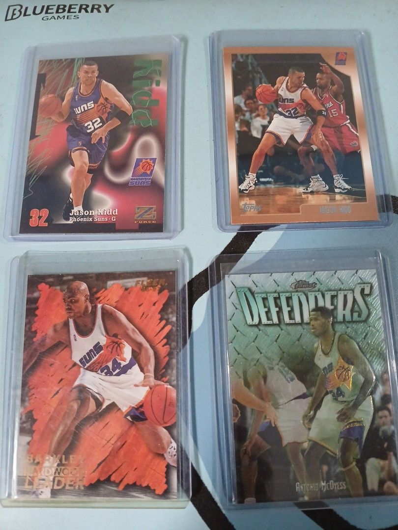 Phoenix Suns players lot (Category: Raw Singles) located in Manila. Submitted by diczenestr94951 (Listing ID 1470942939, Image 1). Description: Phoenix Suns nba cards lot feat jason kidd,charles barkley,Antonio mcdyess nearmint to mint condition .