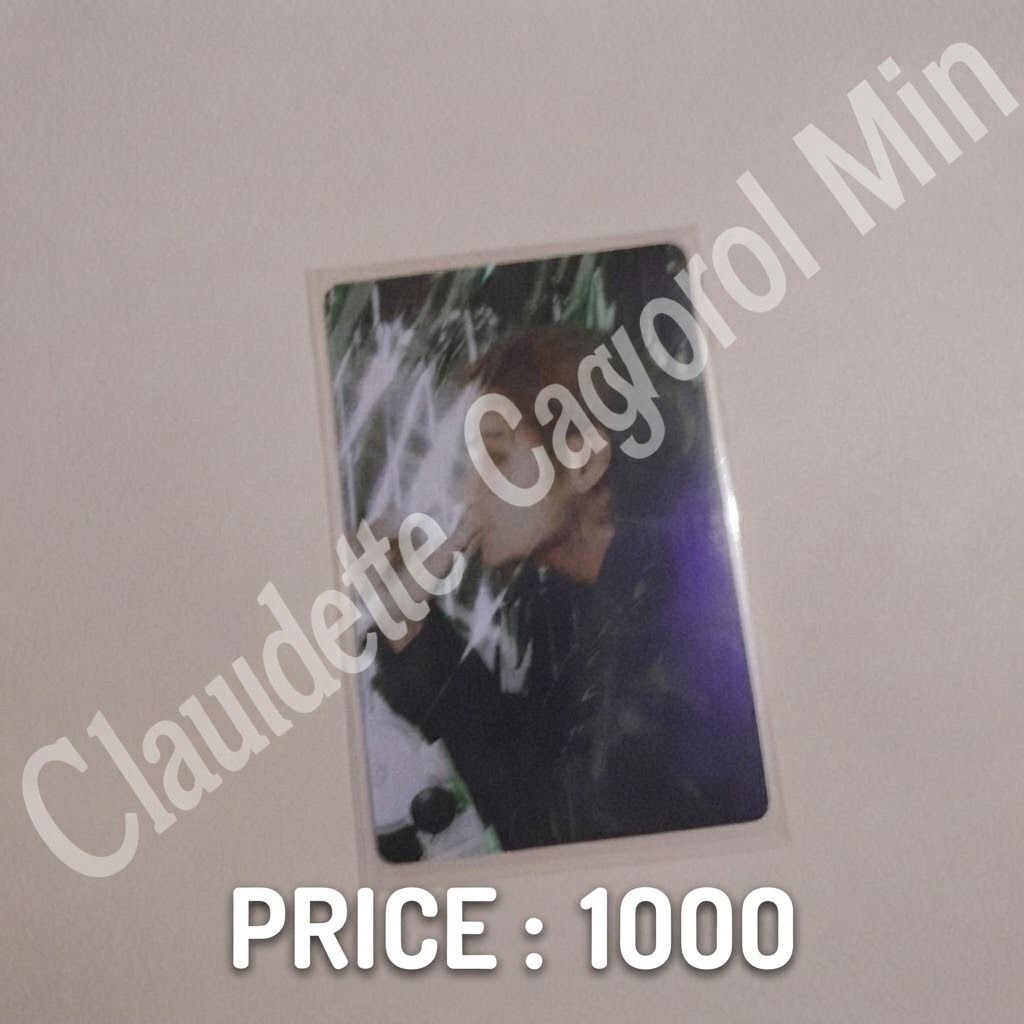 Photocard K-Pop Collectible (Category: K-Wave Merchandise) located in Butuan. Submitted by justfabclauding (Listing ID 1470972506, Image 1). Description: - V Official K-pop photocard - Comes in a clear protective sleeve - Standard trading card size - Secure packaging and ready to ship.