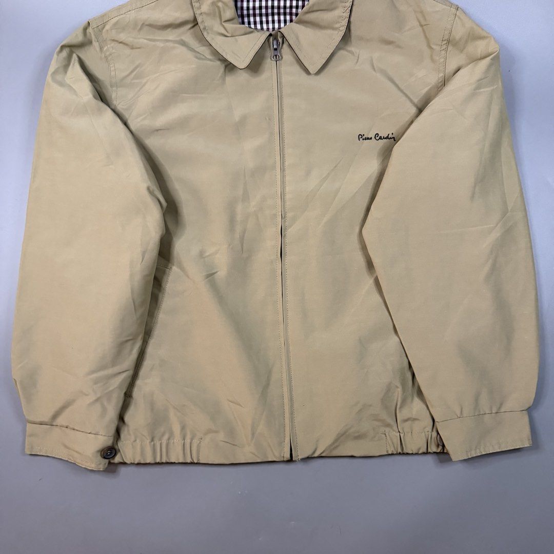 Pierre Cardin - Harrington Brown Jacket (Category: Coats, Jackets and Outerwear) located in Paranaque City. Submitted by millennial_goodz (Listing ID 1471052382, Image 3). Description: WTS Pierre Cardin - Harrington Brown Jacket Size Large Dimensions: 22 / 25.5" Good as new condition Authentic P1,499 only DM.