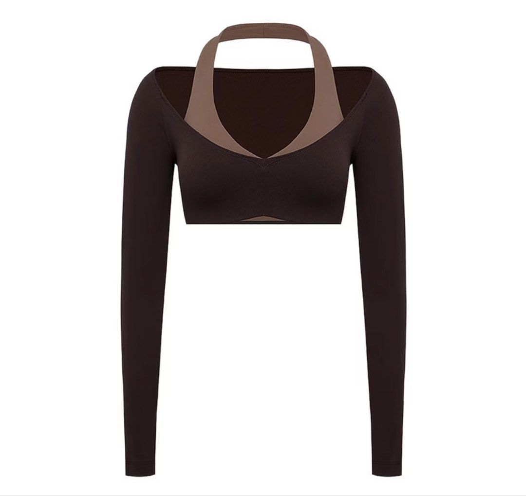 Pilates / Yoga Set in Brown (Category: Activewear) located in Davao. Submitted by quickootd (Listing ID 1471001792, Image 1). Description: can fit Xs- slim med last pic ww photo.