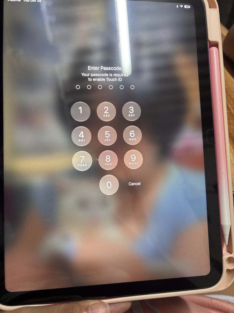 Pink Apple iPad with camera and Apple logo (Category: iPad) located in Manila. Submitted by sha0220 (Listing ID 1471038630, Image 2). Description: 📱 Model: Apple iPad A16 (11th Gen) Wifi Model 💾 Storage: 128GB 🎨 Color: Pink ✨ Condition: Lightly used (96% battery health) 📦 Inclusions: Original box and universal pen/stylus 📍 Location: Las Piñas City.