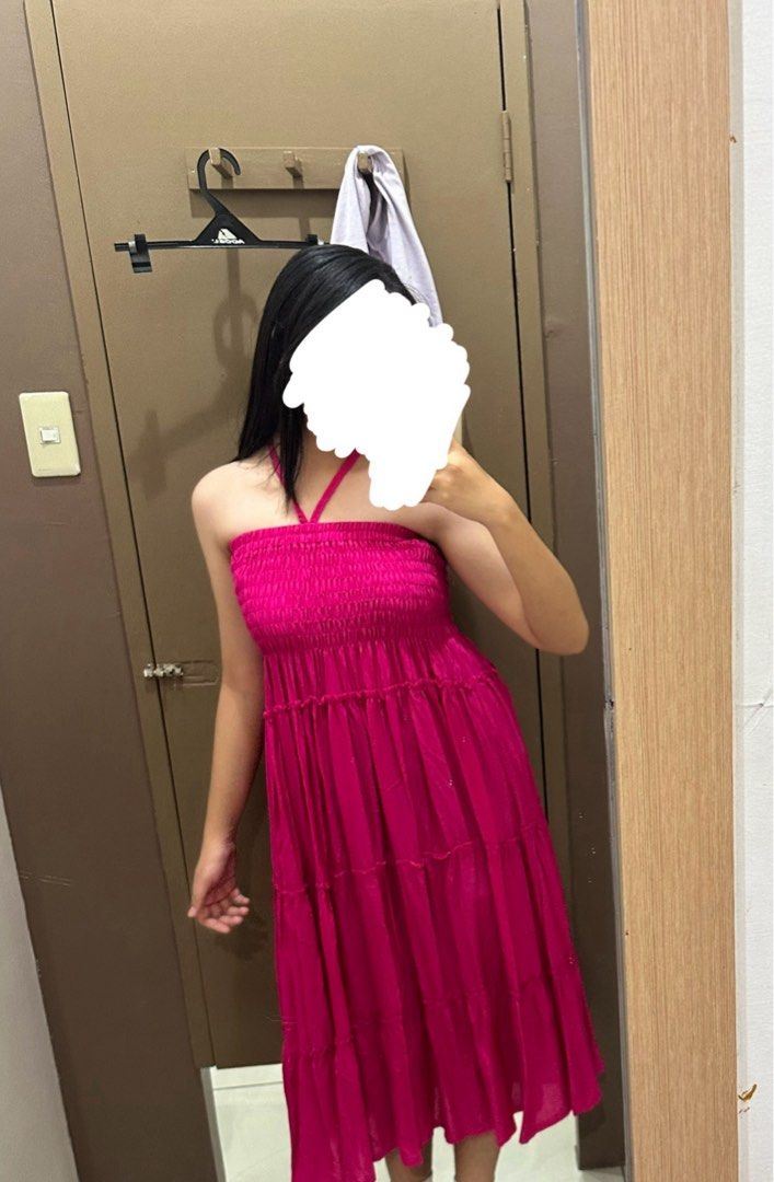 Pink Boho Summery Dress (Category: Dresses) located in Manila. Submitted by youremyfourleafclover (Listing ID 1470982372, Image 1). Description: Never used this, brand new!! - So cuteee and comfy, can fit any size since it’s garterized - very euro summery vibes - rfs: was supposed to wear this for our trip, but it got postponed.