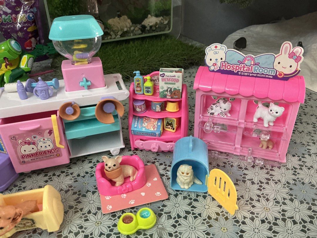 Pink rabbit pet toys (Category: Kids Toys) located in Angeles City. Submitted by goodbuysathome (Listing ID 1470969509, Image 2). Description: Pink rabbit pet hospital toy from Korea Add Sf 9 Gcash payment Lp ppsted.