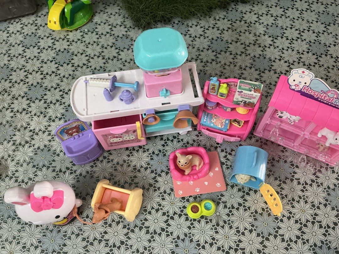 Pink rabbit pet toys (Category: Kids Toys) located in Angeles City. Submitted by goodbuysathome (Listing ID 1470969509, Image 3). Description: Pink rabbit pet hospital toy from Korea Add Sf 9 Gcash payment Lp ppsted.