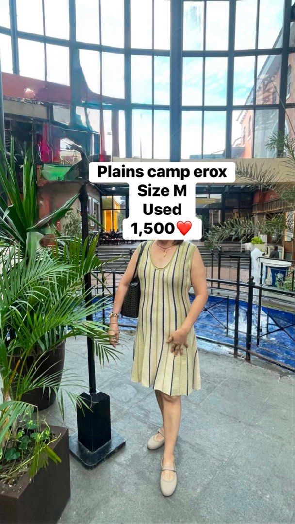 Plains & Prints camp erox Medium (Category: Dresses) located in Calamba. Submitted by zarahzion (Listing ID 1471007078, Image 1). Description: Plains and prints camp erox Size Medium Used Plus SF.