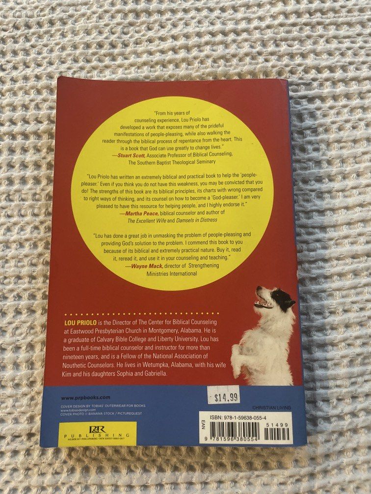 Pleasing People by Lou Priolo (Category: Storybooks) located in Las Pinas. Submitted by yourneighbortotoro (Listing ID 1471056079, Image 2). Description: Pleasing People by Lou Priolo 🐕 An insightful, biblically grounded self-help guide on overcoming the trap of people-pleasing and learning how not to be an “approval junkie.” 🔹 Title: Pleasing People 🔹 Subtitle: How not to be an “approval junkie” 🔹 Author: Lou Priolo 🔹 Publisher: P&R Publish