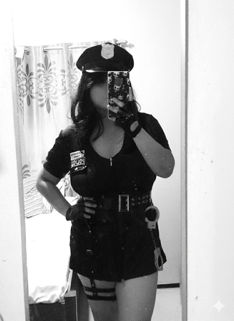 Police Officer Costume (Category: Sets or Coordinates) located in Lala. Submitted by thekpopkart (Listing ID 1471064265, Image 2). Description: Size: XL Inclusion: Hat, jumpsuit, belt, handcuffs.