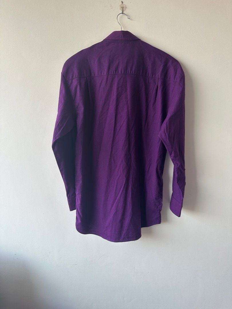 Polo Ralph Lauren (Category: Tshirts & Polo Shirts ) located in Angeles City. Submitted by royal_vintage_thriftshop (Listing ID 1471007632, Image 2). Description: This is a purple, long-sleeved, button-down shirt from Polo Ralph Lauren. Chest 22, Total Length 30 No issue good condition .