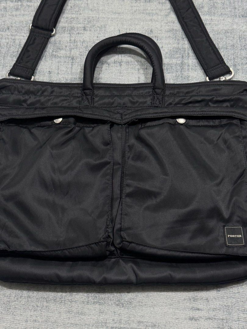 Porter Tanker 2-Way Briefcase Bag (Category: Sling Bags) located in Manila. Submitted by members-only (Listing ID 1471076883, Image 3). Description: Porter Tanker 2-Way Briefcase Bag Very good condition No issue removable long strap detachable storage inside Check pics for details Authentic and Presentable.