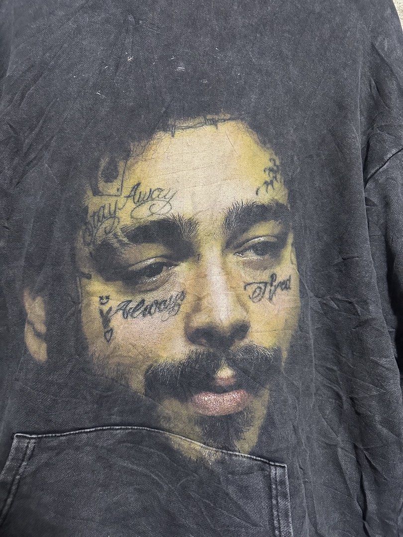 Post Malone Hoodie (Category: Hoodies) located in Ozamiz City. Submitted by quick_done_deals (Listing ID 1470934943, Image 2). Description: 🛒 ** Post Malone Hoodie** 💯 Excellent Condition 📐 Dimes: L31.5xW26 🔍 Issue: None 🎨 Color Rate: 9.5 / 10 ──────────────.