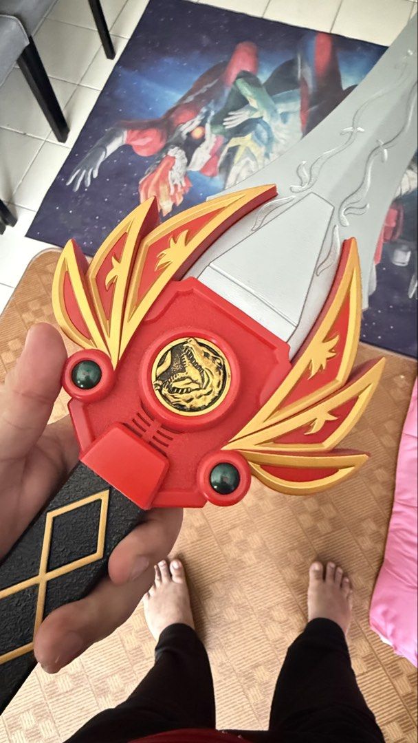 Power Rangers Make Power Rangers Red Ranger Sword Toy, Toys & Collectibles, Toys, Action ...