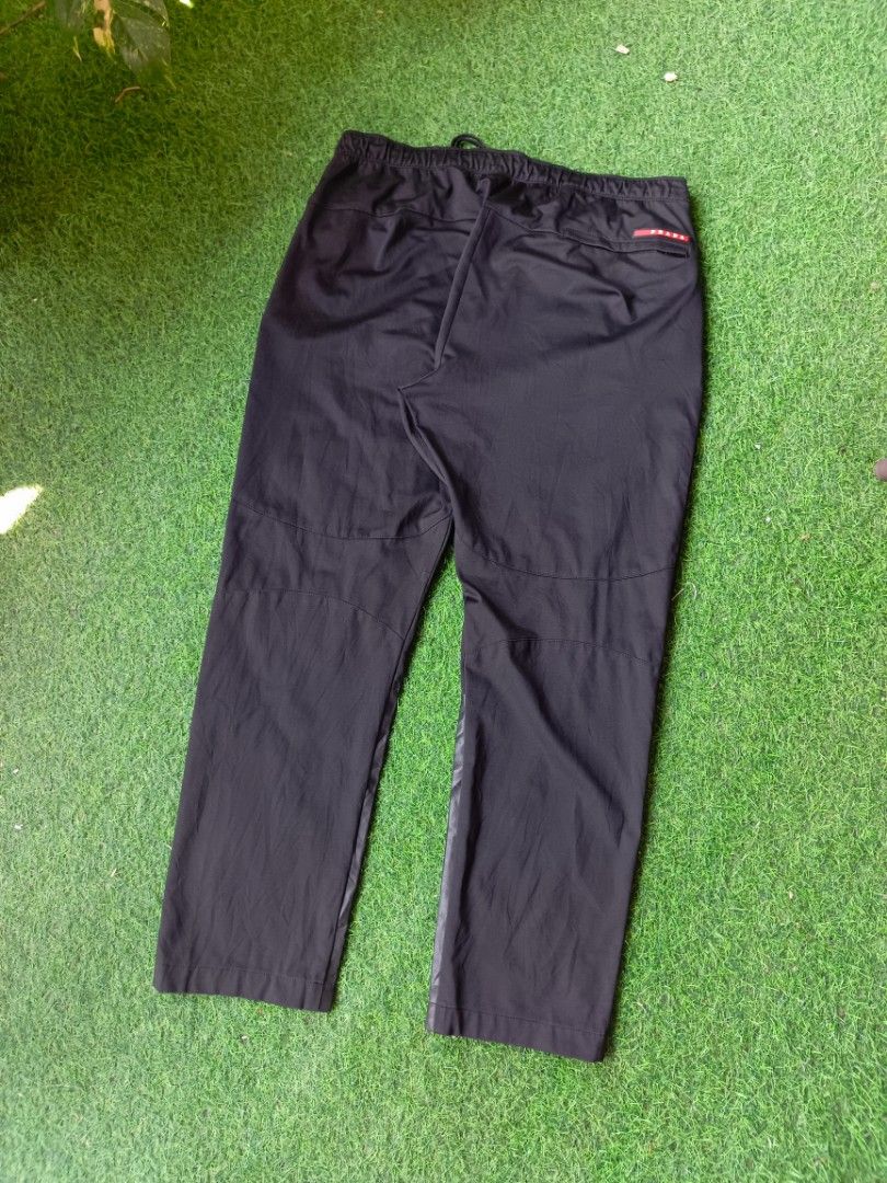 Prada joggers (Category: Joggers) located in Davao. Submitted by karlito. (Listing ID 1471024073, Image 3). Description: Free Waist Size XL Length 39.5 Hem 7.2 Good Condition 10/10 Color Rate.