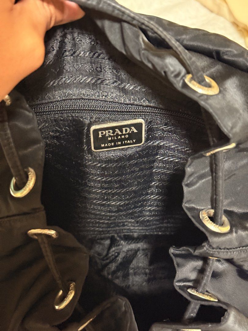 Prada Nylon Backpack (Category: Luxury Bags & Wallets) located in Cebu City. Submitted by luxry.ph (Listing ID 1470989105, Image 3). Description: Rush price direct from japan All details posted No issue Almost new rank condition.