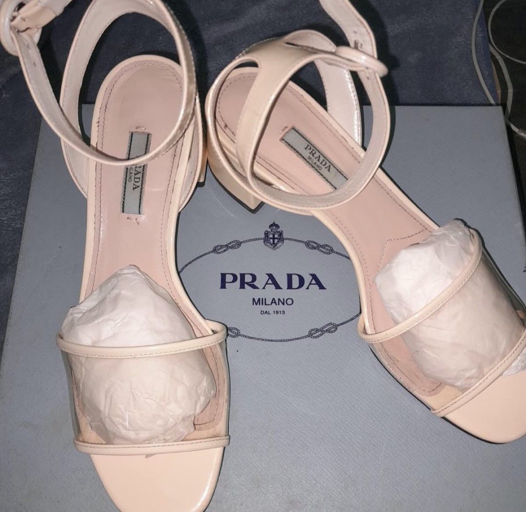 Prada Patent Block Heel Sandals (Category: Sneakers & Footwear) located in Manila. Submitted by womensfashion.0624 (Listing ID 1471082392, Image 1). Description: Selling my pre-loved " PRADA " heels for ₱3,700 only ( Free Shipping Around Metro Manila ) No lowballers, please, as the price is already very low. RFS: Urgently need funds for medical expenses. PM for more pics or inquiries. No bogus buyers or dummy accounts!.