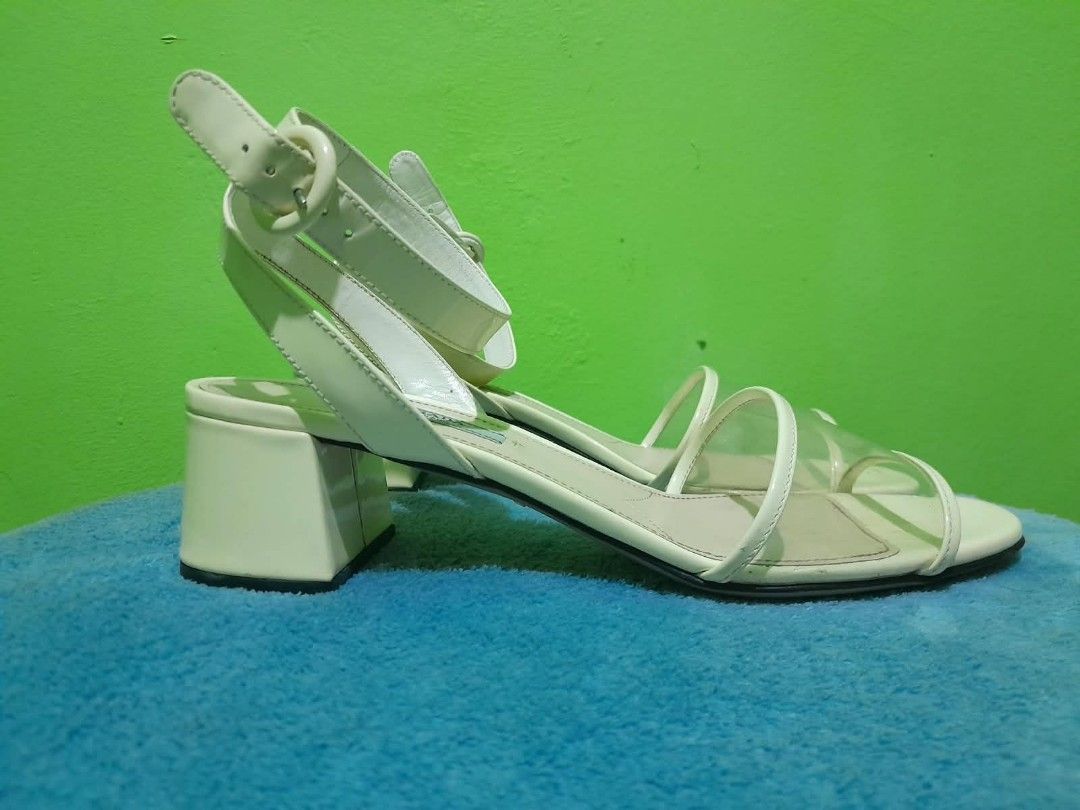 Prada Patent Block Heel Sandals (Category: Sneakers & Footwear) located in Manila. Submitted by womensfashion.0624 (Listing ID 1471082392, Image 2). Description: Selling my pre-loved " PRADA " heels for ₱3,700 only ( Free Shipping Around Metro Manila ) No lowballers, please, as the price is already very low. RFS: Urgently need funds for medical expenses. PM for more pics or inquiries. No bogus buyers or dummy accounts!.