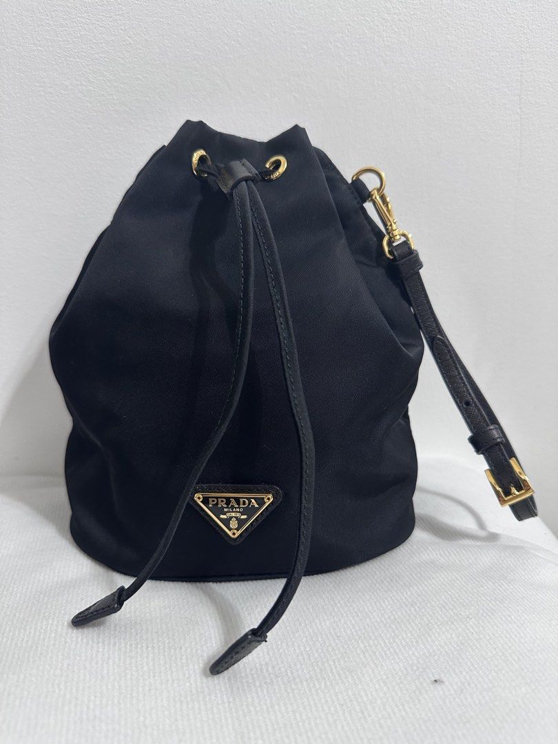 Prada Re-Nylon Bucket Bag (Category: Purses & Pouches) located in Malabon City. Submitted by seseche (Listing ID 1471051439, Image 1). Description: Prada Re-Nylon Bucket Bag (such as the Re-Edition 1978 or Duet styles)..
