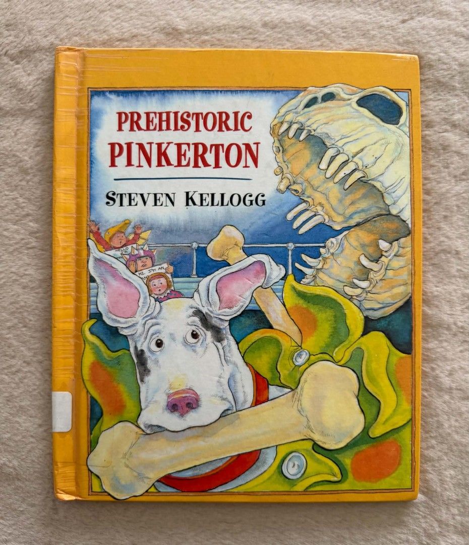 Prehistoric Pinkerton - Steven Kellogg (Category: Children's Books) located in Santiago. Submitted by bookworm_club (Listing ID 1470938316, Image 1). Description: 📚no cancellation, return or exchange. 📚secondhand books. some books are in good condition while some has minimal flaws (foxing, creases, dog-eared pages, etc.) 📚reasonable haggling is allowed. 💰MOP: For same day pickup - CASH & BANK TRANSFER For shipping or scheduled pickup - BANK T