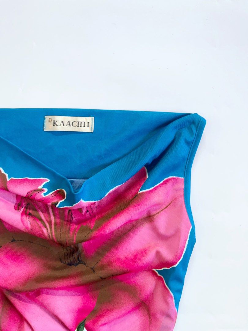 [PREVIEW] Vibrant Blue Pink Flower Draped Neck Top (Category: Others Tops) located in Lianga. Submitted by preyala (Listing ID 1471056376, Image 2). Description: [PREVIEW] Vibrant Blue Pink Flower Draped Neck Top Size: Bust: 33-36 Length: 22 Mine 350 Grab 380 Grabbing ends at 10:00 PM (today).
