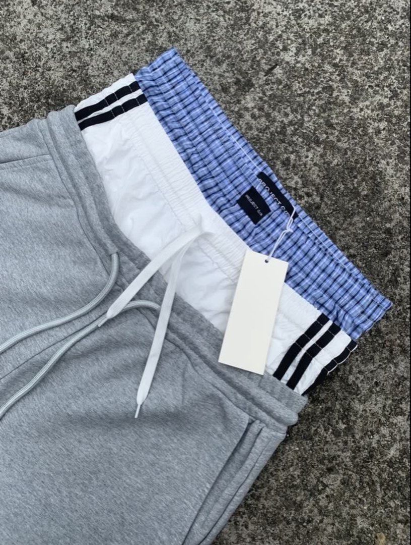 Project G/R 3 Layers Sweat Pants (Category: Joggers) located in Quezon City. Submitted by jxnnzz (Listing ID 1471041500, Image 2). Description: Size: 2 (Medium) Waist: 30 to 32 Length: 47 Thigh: 13.5 Hem: 11 2k RUSH.