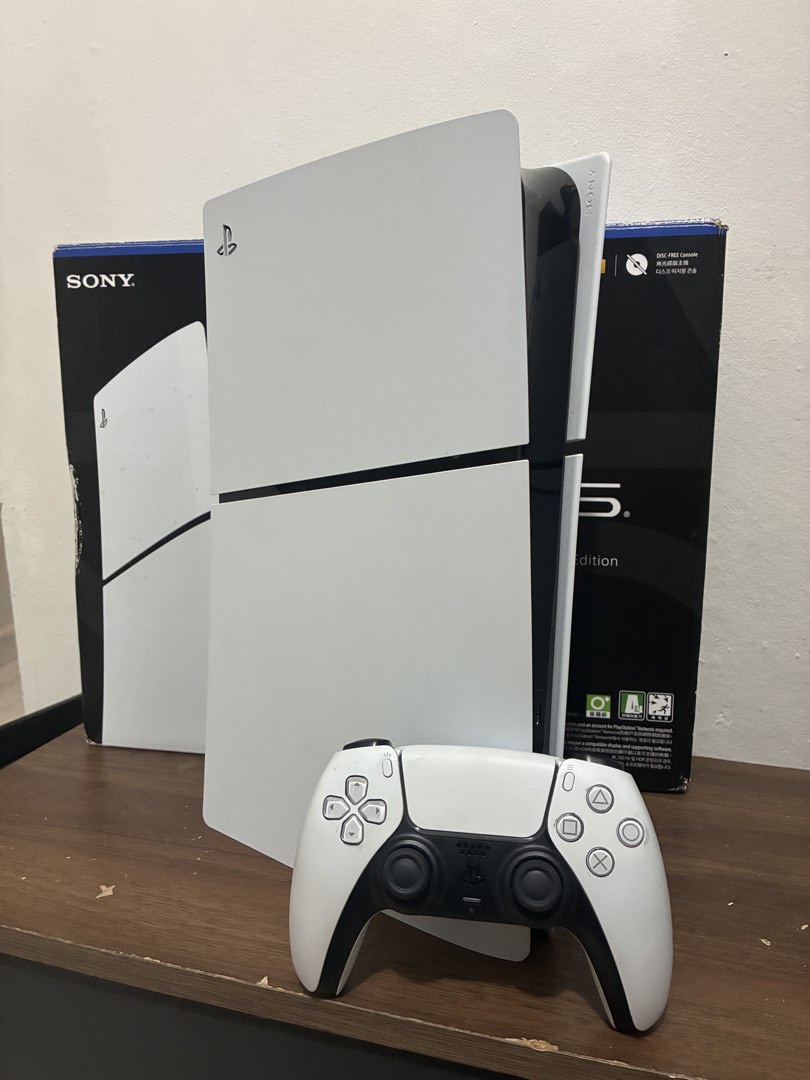Modular Atari Console PS5 Slim Digital 1tb Fullset, Video Gaming, Video Game Consoles ...