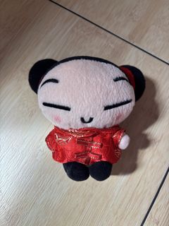 Blue Character Plush Keychain with Red Outfit, Toys & Collectibles ...