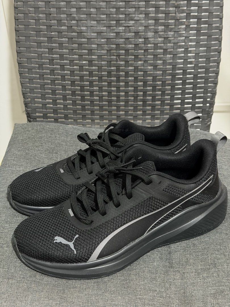 Puma Black Running Shoes Size US 10 (Category: Sneakers) located in Manila. Submitted by calmfish-3db6 (Listing ID 1471034263, Image 1). Description: - Brand: Puma - Color: Black -Brandnew without box -Slightly negotiable.