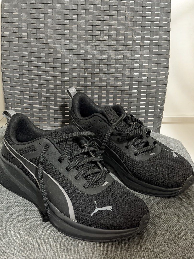 Puma Black Running Shoes Size US 10 (Category: Sneakers) located in Manila. Submitted by calmfish-3db6 (Listing ID 1471034263, Image 2). Description: - Brand: Puma - Color: Black -Brandnew without box -Slightly negotiable.