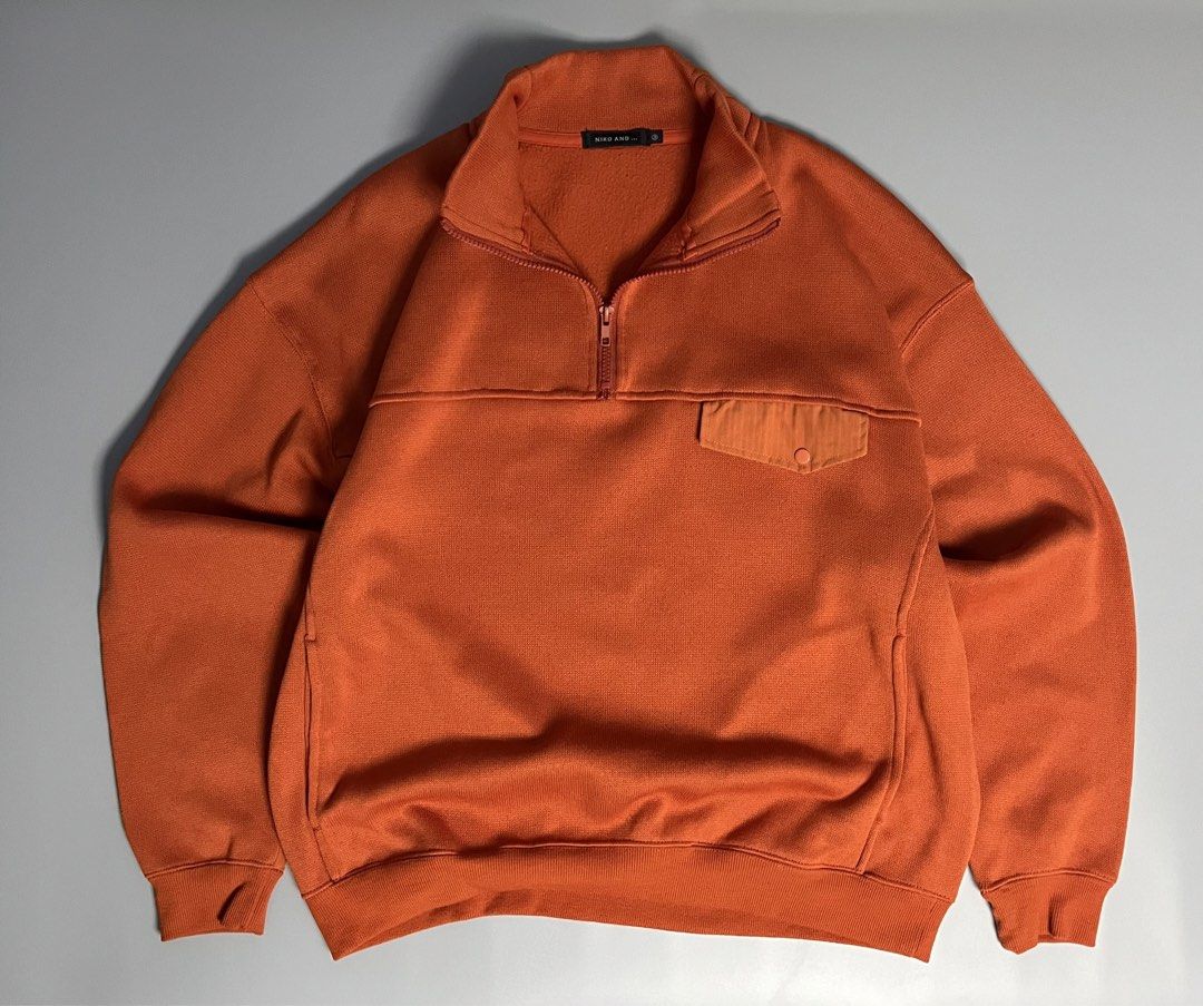 Quarter Zip Niko and… (Category: Coats, Jackets and Outerwear) located in Balanga. Submitted by itzmecelestial (Listing ID 1471087519, Image 1). Description: 🌸 QZIP ORANGE NIKO AND… Size: L-XL Dimes: 24x26 Color rate: 10/10 𝑴𝑶𝑷: GCash 𝑴𝑶𝑫: Jnt ONLY -NO COD/NO COP | PAYMENT FIRST POLICY. -No rush shipping. -No deleting/editing of bids, No return/No exchange mag basa muna before buying! -Strictly no cancellation. -Item needs wash. -“A Deli t