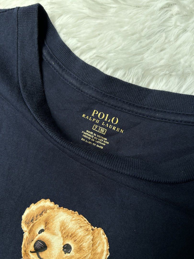 Ralph lauren Polo bear shirt (Category: Shirts) located in Quezon City. Submitted by herarchiveph (Listing ID 1470964624, Image 3). Description: Ralph lauren Polo bear shirt Size: xs Width: 29 inches Length: 21.5 inches Need Wash.