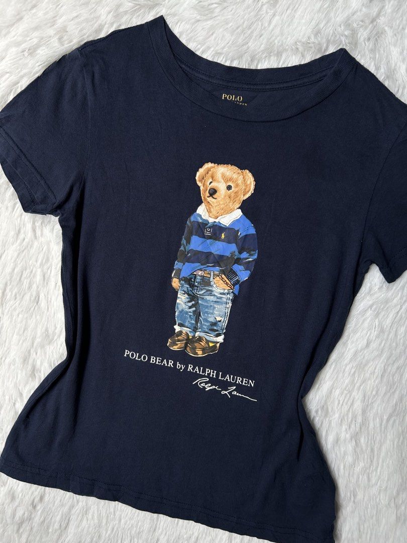 Ralph lauren Polo bear shirt (Category: Shirts) located in Quezon City. Submitted by herarchiveph (Listing ID 1470964624, Image 2). Description: Ralph lauren Polo bear shirt Size: xs Width: 29 inches Length: 21.5 inches Need Wash.