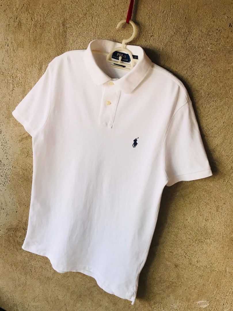 Ralph Lauren Polo shirts (Category: Tshirts & Polo Shirts ) located in Dumaguete. Submitted by johnmarkthrift (Listing ID 1471043319, Image 3). Description: ♻️ Polo Ralph Lauren The Iconic Mesh Polo shirts 🤍 crispy payong collar 🔥 Authentic/Legit ☑️ Dimensions on tags ( Small ) best fit medium Length 27 front back 28 Width 19 Color rate 9.8/10 or better need wash Excellent as new condition Color may very due to lighting 💥 Unlimited vouch/vc fo