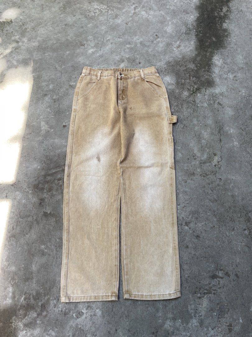 Random Carpenter Pants 🛠️ (Category: Jeans) located in Roxas City. Submitted by patch_archive (Listing ID 1471065574, Image 2). Description: Random Carpenter Pants 🛠️ 📏 ACTUAL DIMENSION USING INCHES 👖 WAIST : 28-33 👖 LENGTH : 40 👖 THIGH : 12 👖 HEM : 8 👖 FLAWS : FLAWS AT THE PIC 🏷️ PRICE : 300 PHP + SF * MESSAGE ME IF YOU HAVE ANY OTHER QUESTION ABOUT SIZING . 🚚 Local shipping fee ( 70-85 Php) ✈️ International Shipping fee cost “DM” 💳 M