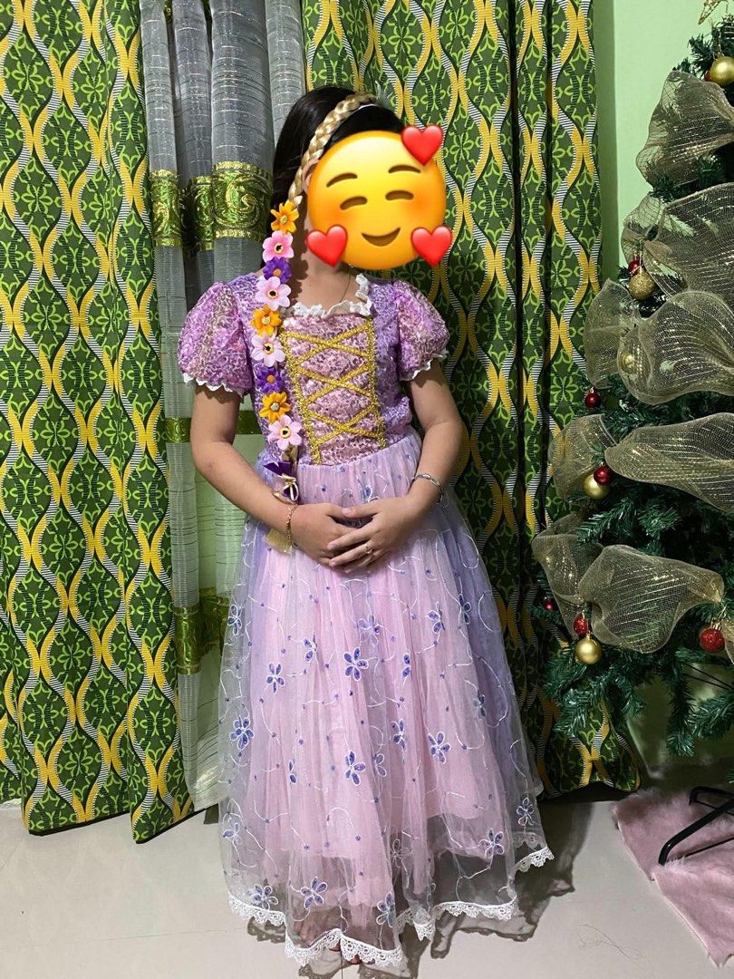 RAPUNZEL COSTUME Headband Wig included (Category: Babies & Kids Fashion) located in San Jose del Monte. Submitted by maharlikacloset (Listing ID 1471056988, Image 2). Description: .