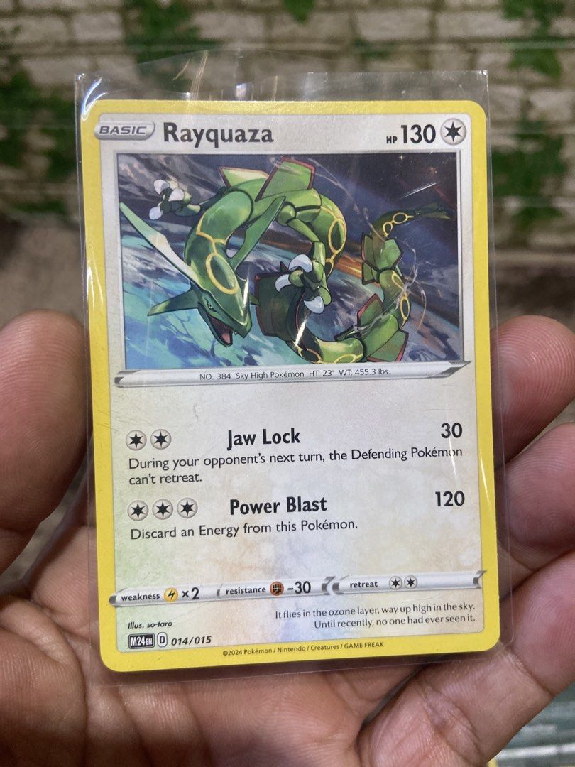 Rayquaza 014/015 (Category: Raw Singles) located in Davao. Submitted by mengsmixitems (Listing ID 1470982591, Image 1). Description: .