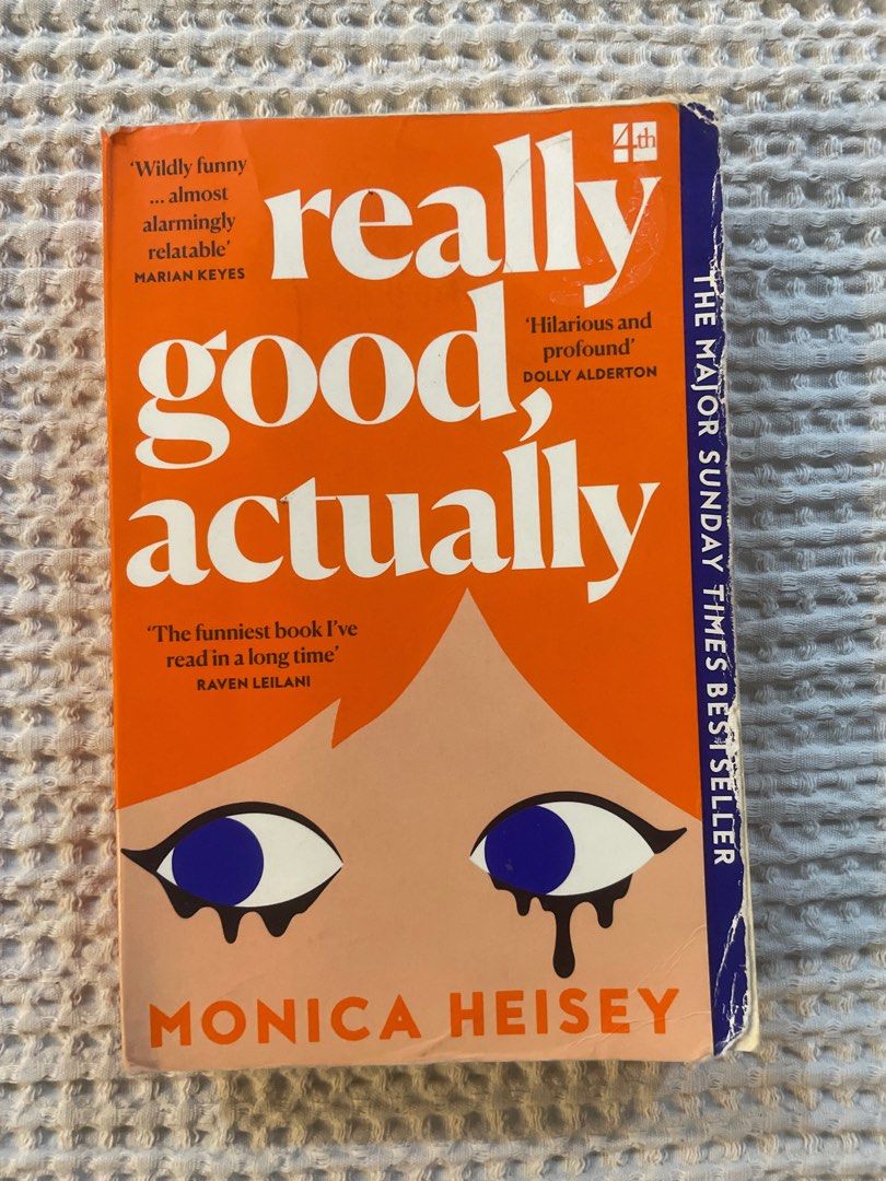 Really Good, Actually by Monica Heisey (Category: Storybooks) located in Las Pinas. Submitted by yourneighbortotoro (Listing ID 1471053674, Image 1). Description: Really Good, Actually by Monica Heisey 💔 A hilarious, painfully relatable, and critically acclaimed debut novel about navigating early divorce, quarter-life crises, modern dating, and discovering oneself in your late twenties. 🔹 Title: Really Good, Actually 🔹 Author: Monica Heisey 🔹