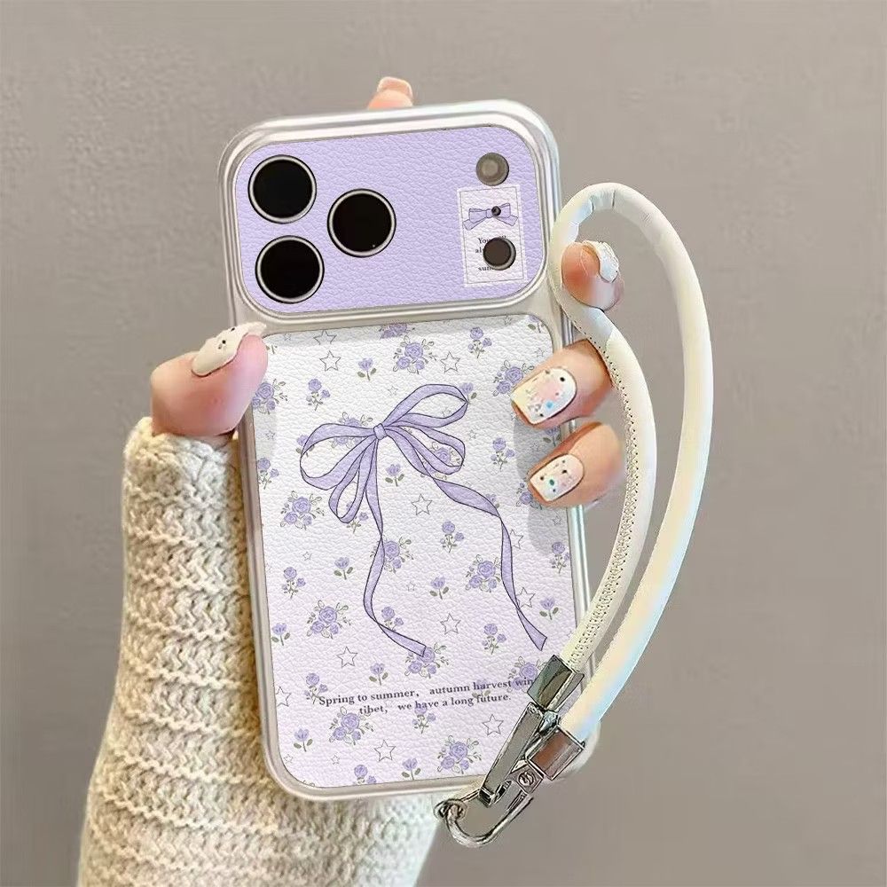 Realme 13 Plus 5G (Category: Cases & Sleeves) located in Manila. Submitted by jmaeee07 (Listing ID 1471056477, Image 1). Description: - Compatibility: Realme 13 Plus 5G - Design: Cute purple bow with floral print and leather-like texture - Inclusions: Comes with a matching wrist strap - Condition: Brand new, unused (kakadeliver lang, namali ng order) - Reason for selling: Wrong model ordered.